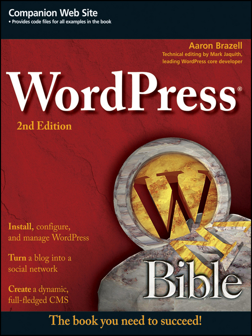 Title details for WordPress Bible by Aaron Brazell - Wait list